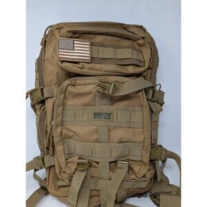 Seibertron Tactical Series MOLLE Backpack Coyote Tan Ruck EDC Camping Bug Out